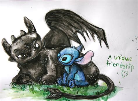 Toothless and Stitch Wallpaper - WallpaperSafari