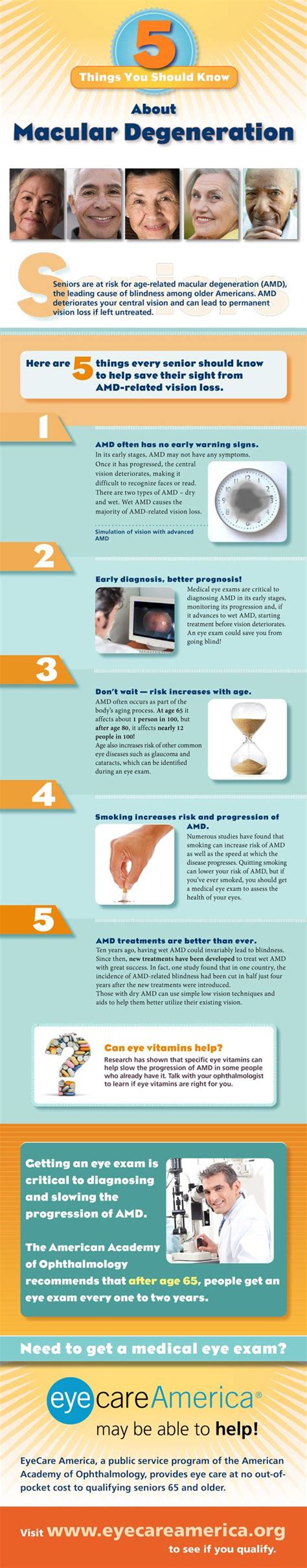 Infographic Things Seniors Should Know About Macular Degeneration