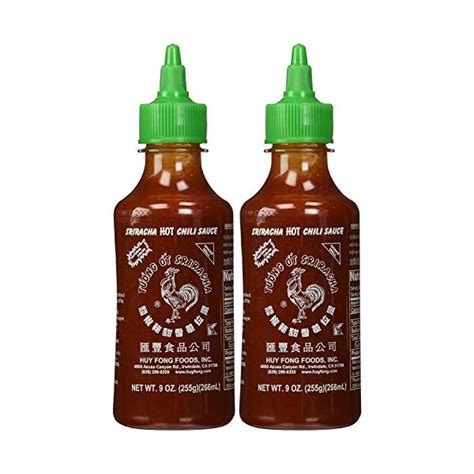 Huy Fong Sriracha Hot Chili Sauce 17 Oz Bottles 2 Pk Gourmetian