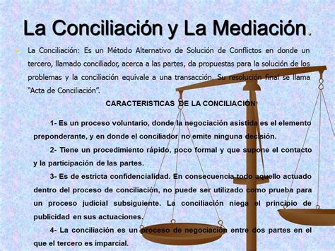 Habilidades De Negociacion Y Manejo De Conflictos La Conciliacion Y La Mediacion