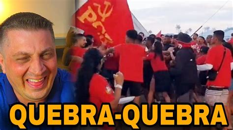 Quebra Quebra Generalizado Entre Apoiadores Do Pt Em Bras Lia Youtube