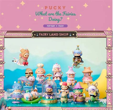 Preorder Pop Mart Pucky What Are The Fairies Doing Blind Box Series