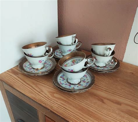 Vintage MITTERTEICH BAVARIA Porcelain Coffee SET 16 Germany Etsy UK