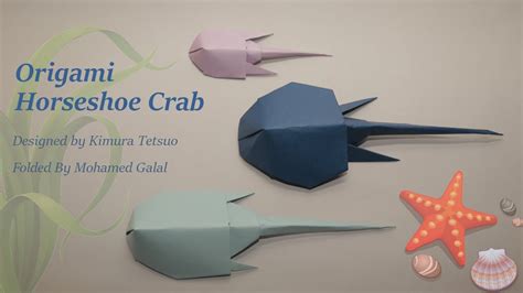 Origami Horseshoe Crab Youtube