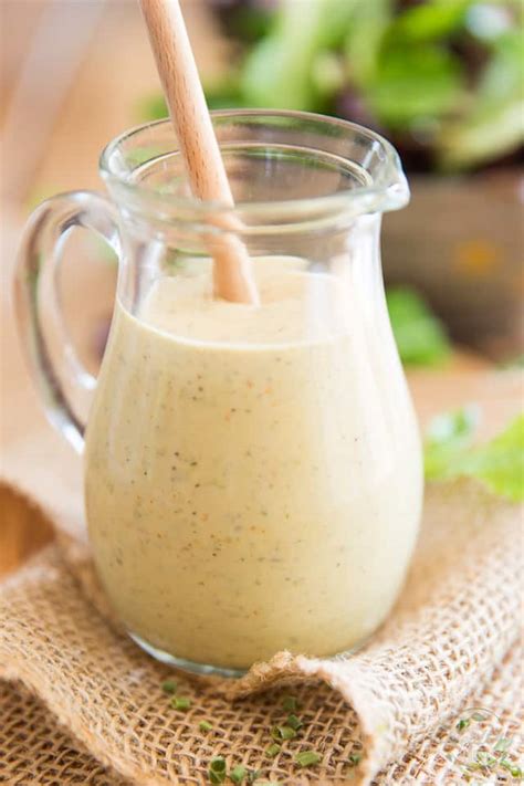 Creamy Vegan Ranch Dressing • The Healthy Foodie