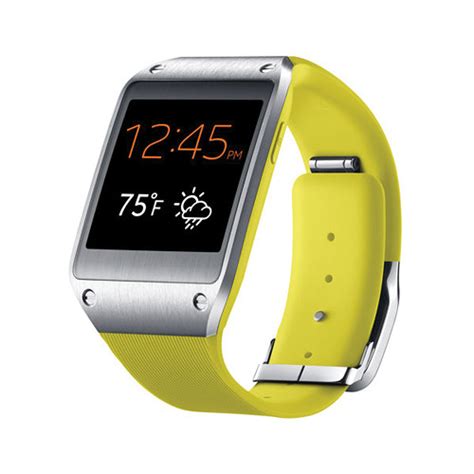 Samsung Galaxy Gear Smartwatch Lime Green Sm V Zgaxar B H