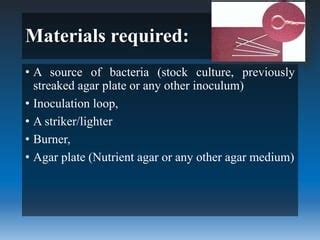 Basic Microbiological techniques | PPT