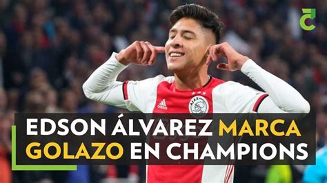 Edson Álvarez marca golazo en Champions con el Ajax