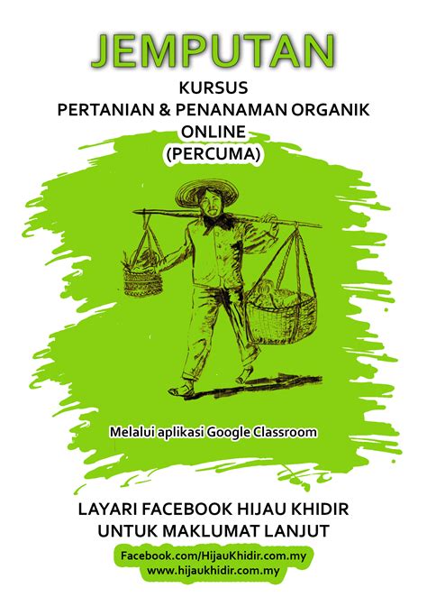 Kursus Pertanian And Penanaman Organik Online Hijau Khidir