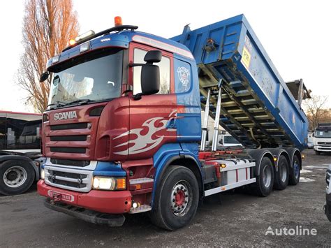 Scania R730 Lb8x44hsa V8 Muldenkipper Mit Tridem Achsen Und Lenk U Lif