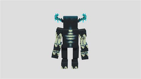 Mutant Warden 2 | minecraft free model - Download Free 3D model by m ...