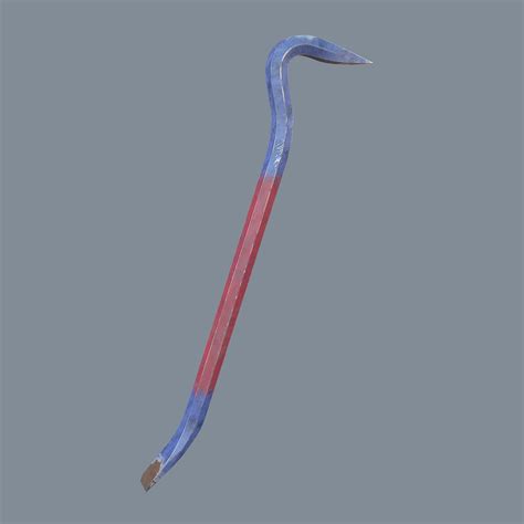 Crowbar Pbr Games 3d Model