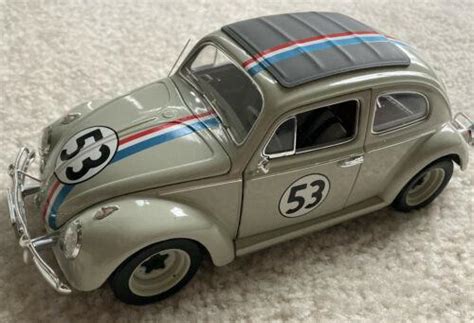 Hot Wheels Elite Disney Herbie The Lovebug Euc Includes Original Box