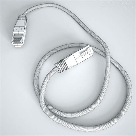 Cable De Ethernet Modelo 3d 12 Max Free3d