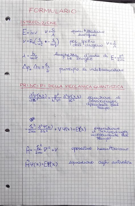 Formulario Di Chimica 1