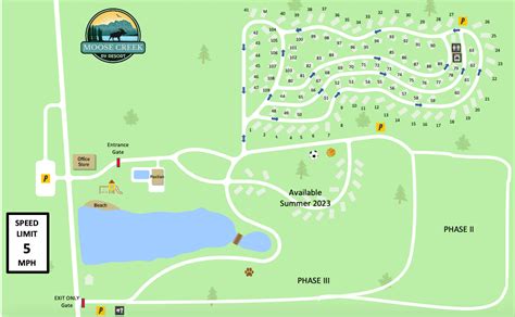 Campground Map - Moose Creek RV Resort