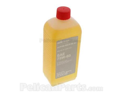 BMW Differential Oil SAE 75W-85 Synthetic Genuine BMW 83.22.2.295.532 ...