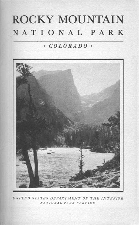 National Park Service Guide Books Brochures By Park 1910s 1980s