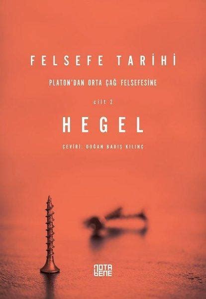 Felsefe Tarihi 2 Cilt Georg Wilhelm Friedrich Hegel Kitabı Fiyatları