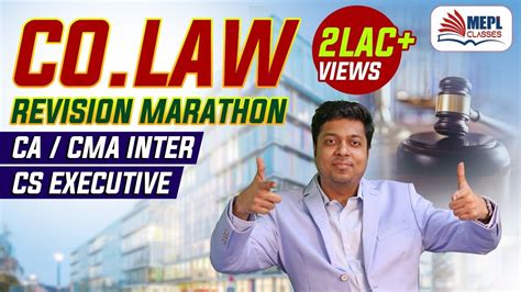 Company Law Revision Marathon Ca Inter Law Marathon Cma Inter Law