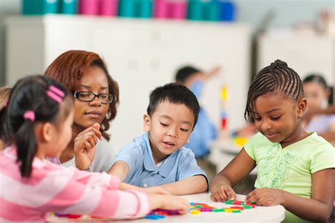 Preschool Children In Classroom