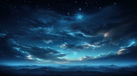 Blue Starry Sky Stock Photos, Images and Backgrounds for Free Download