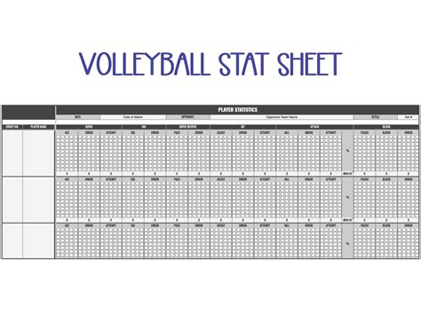 The Volleyball Player Management Bundle | Google Sheets Spreadsheet