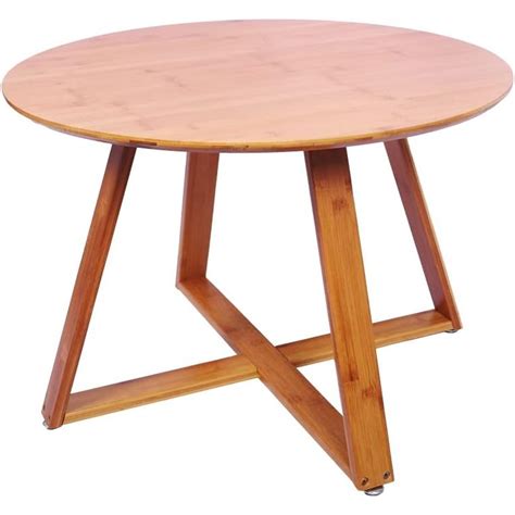 Buy YATAI Round Wooden Coffee Table Industrial Style Cocktail Table