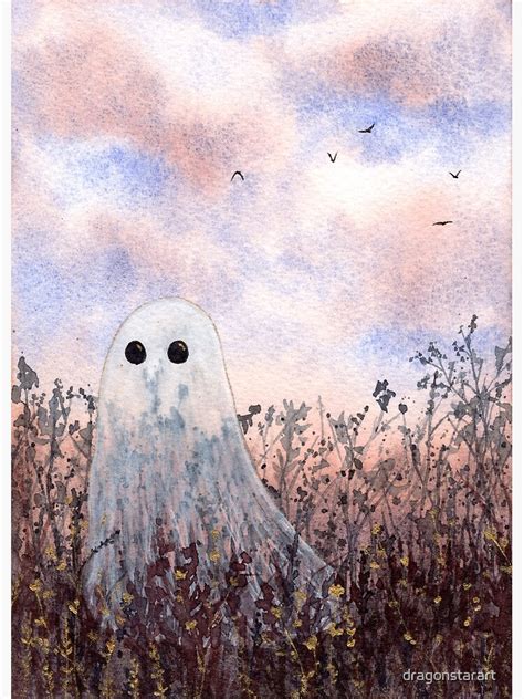 "Ghost in the Meadow" Poster for Sale by dragonstarart | Redbubble