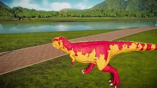 Satisfying Jurassic World Evolution Trex Dilophosau Doovi