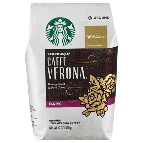 Starbucks Caffe Verona Dark Roast Ground Coffee Shop Coffee At H E B