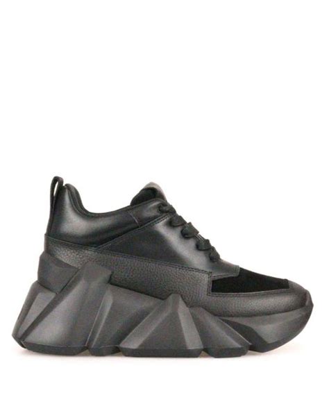 United Nude Space Kick Max Black Sneakers Lyst