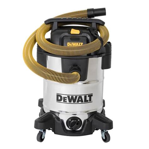 DEWALT 10 Gal Stainless Steel Wet Dry Vacuum With Hose And Accessories