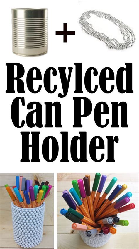 Pencil Holder Recycling Project