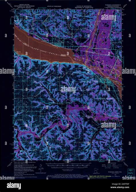 Map Of Wabasha Hi Res Stock Photography And Images Alamy