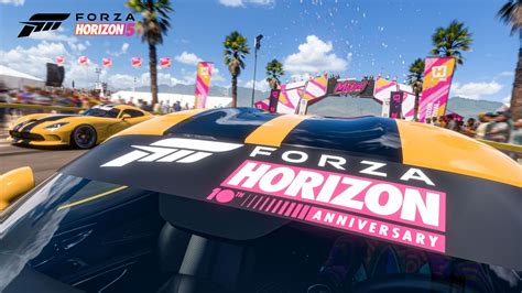 Forza Horizon 5 Celebrates The Horizon 10 Year Anniversary