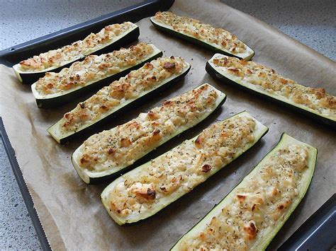 Berbackene Zucchini Mit Schafsk Se Von Skadel Chefkoch