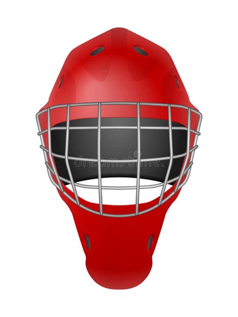 Hockey Goalie Mask Stock Vector Illustration Of Protection