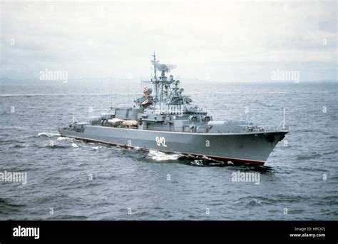 A Starboard Bow View Of The Soviet Krivak Ii Class Guided Missile