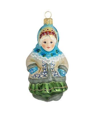 Ёлочная игрушка"Девочка в кокошнике" (Ариель) | Ёлочные игрушки фабрики ...