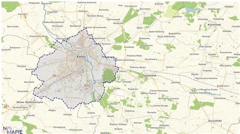 Geoportal Dzia Ek Miasta Kalisz Granice I Numery Dzia Ek Miasta Kalisz