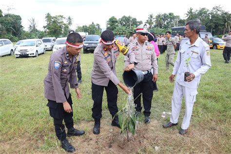 Program Polri Lestarikan Negeri Dengan Penghijauan Sejak Dini Polres