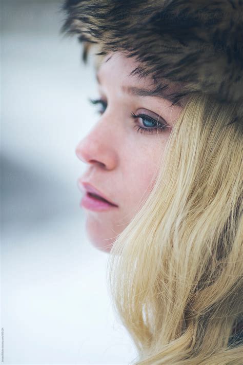 Blonde Woman Portrait By Stocksy Contributor Jovana Rikalo Stocksy