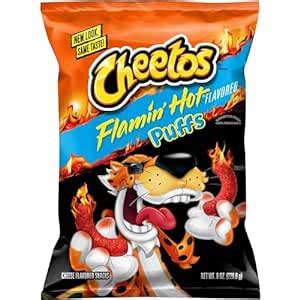 Amazon Cheetos Puffs Flamin Hot Oz Bag