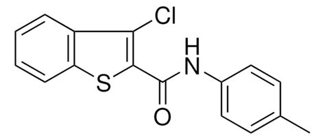 3 CHLORO N 4 METHYLPHENYL 1 BENZOTHIOPHENE 2 CARBOXAMIDE AldrichCPR