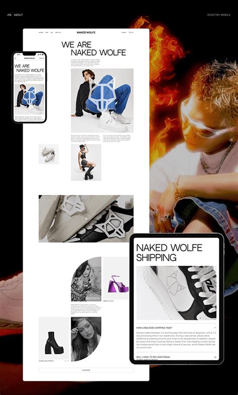 Naked Wolfe E Commerce Redesign On Behance