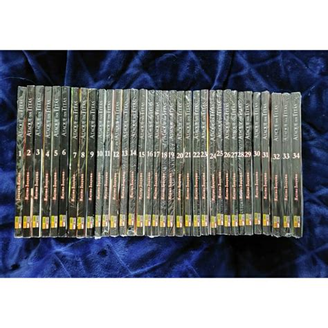 Coleção mangá Ataque dos Titãs volumes 1 ao 34 Shopee Brasil