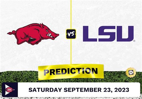 Arkansas Vs Lsu Cfb Prediction And Odds September 23 2023