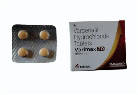 Varimax 20 Tablet 20mg Vardenafil Hydrochloride Tablets At Rs 299