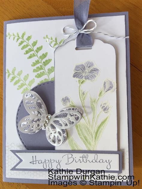 Stampin Up Butterfly Basics Happy Birthday Butterfly Cards